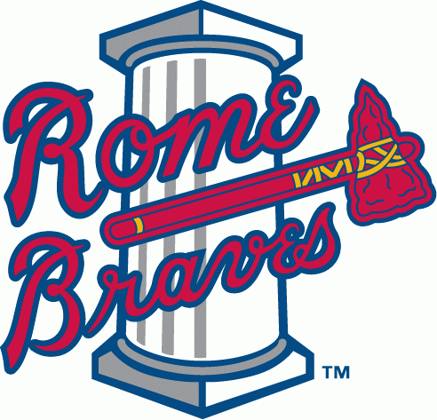 Rome Braves 2003-Pres Primary Logo iron on paper